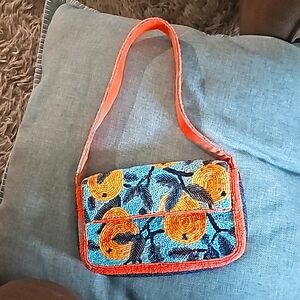 anthropologie the fiona beaded bag: fruit edition